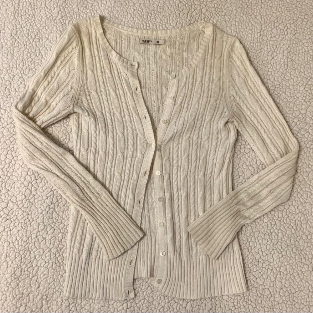 Old Navy Cable Knit Cardigan-Size XS